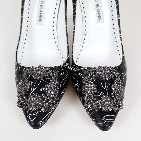 NEW MANOLO BLAHNIK Limited Edition Hangisi Pump - Picture 4 of 11
